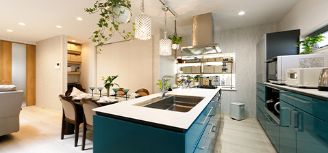 使いやすさ重視のキッチン施工